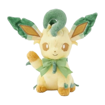 Leafeon with its right paw up